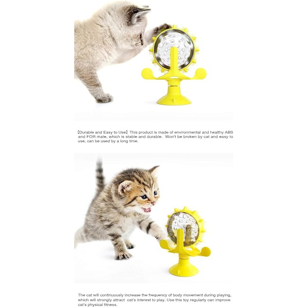 Katt leksaker husdjur långsam matare leksaker pengar pariserhjul mat distribution husdjur leksaker katter och hundar