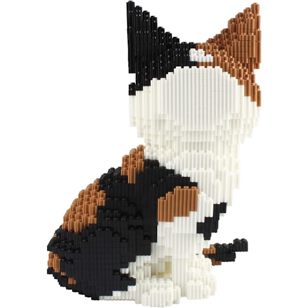 Mikro Byggeklodser Mini Kæledyrs Byggelegetøj Klodser til børn Red Tabby model 2842