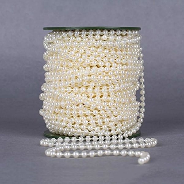 5 mm Faux Pearl Beads Garland Pearl Bead Roll Strand för bröllopsfestdekoration