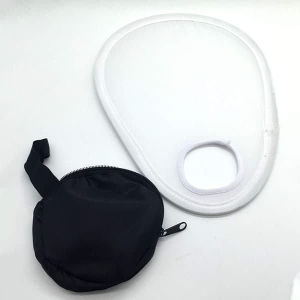 Kamera Flash Diffuser, Objektiv Flash Nem at installere Bærbar Universal Hvid Kamera Tilbehør Foldbar Opbevaringspose