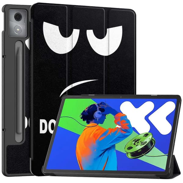 Fodral för Lenovo Xiaoxin Pad Pro 12,7 tum Mönstertryckt Läderställ Tablet Skydd