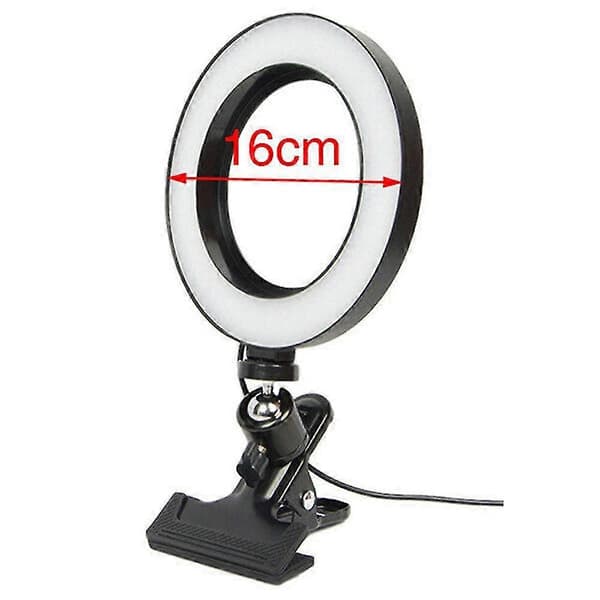 Ring Light med skærmklemme til fjernarbejde