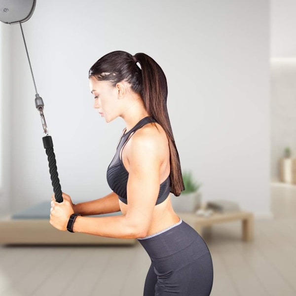 Pulldown-reb til enkelt greb - Triceps- og biceps-træningsudstyr til kabelmaskine