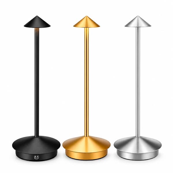 Bordslampa / Skrivbordslampa - Trådlös LED-lampa black