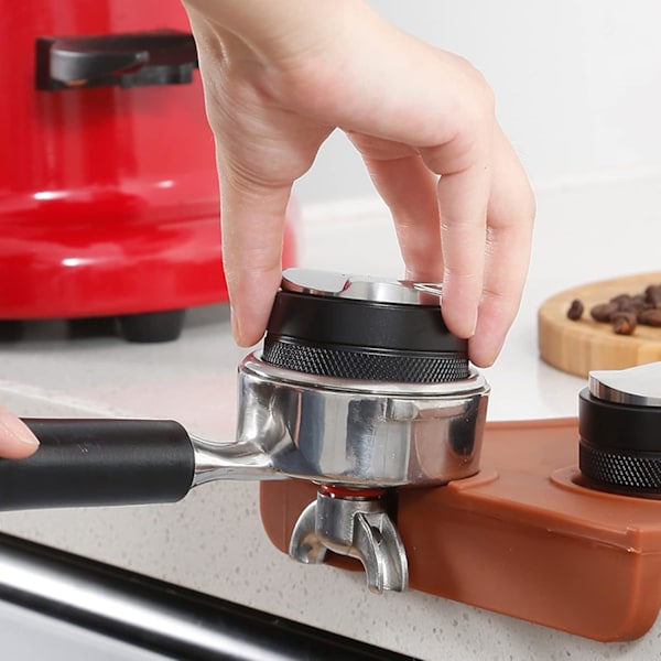 Kahvinjakaja ja tamppaaja, kahvinjakaja ja tamppaaja 2-in-1 portafilterille, espresson jakelutyökalu (53 mm)