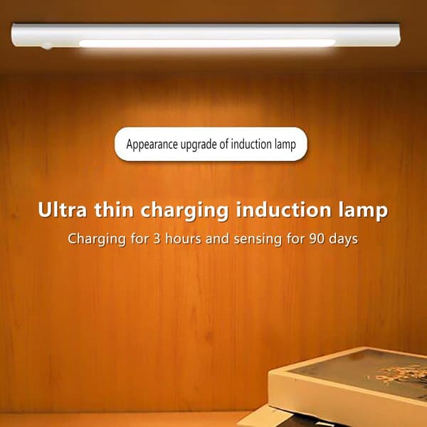 Under Cabinet Lighting, Motion Sensor, Warm Light, USB Rechargeable (12 inch)