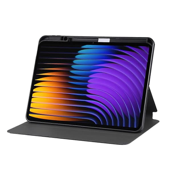 Til Xiaomi Pad 7 Pro/Pad 7 Etui Stativ Læder Tablet Cover - Sort