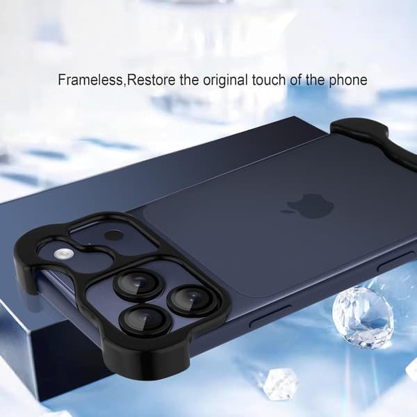 iPhone-deksel Kompatibelt med iPhone 17 Pro Kompatibelt med linsekamerabeskyttelse, rammeløs minimalistisk design