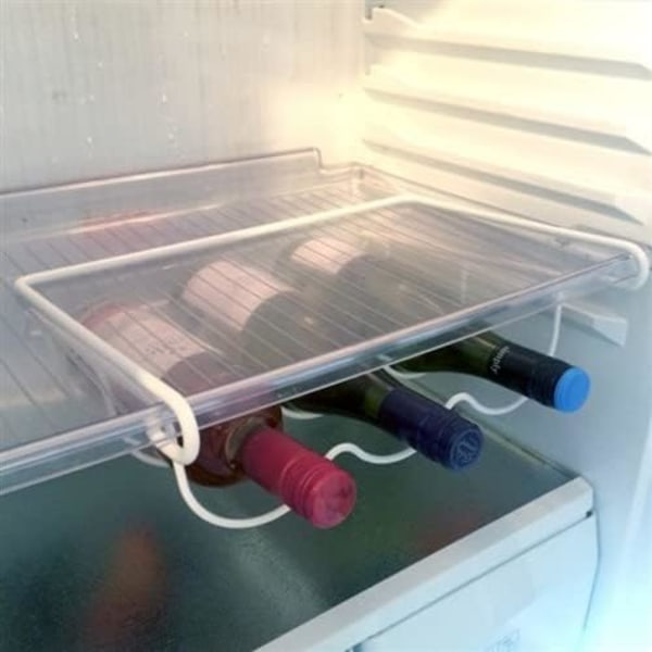 Vinställ och flaskställ, kompatibelt med alla kylskåp