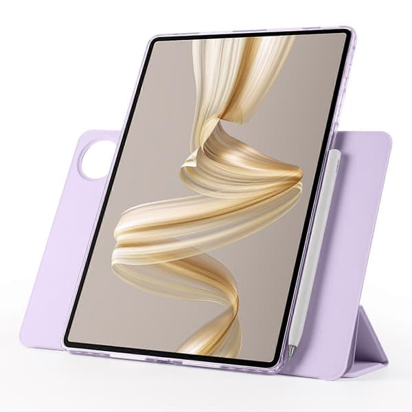 For Huawei MatePad Pro 12.2 (2024) Deksel Sammenleggbart Stativ Magnetisk Lær Tablet Cover