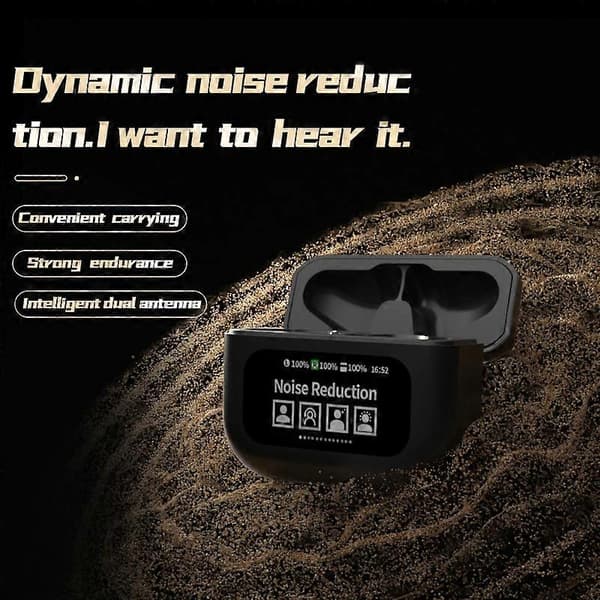 Typ A YW06 E-sport Headset In-Ear Bluetooth Headset Trådlösa Hörlurar med Touch Screen Laddning