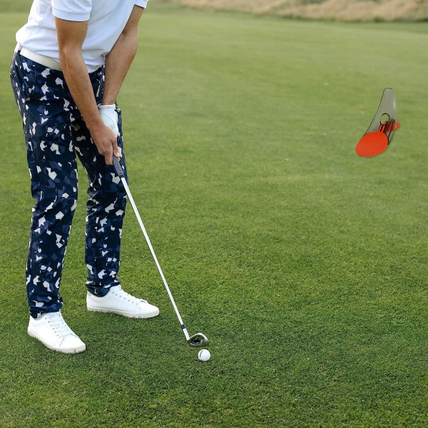 Tryck Putting Tränare, Fällbar Golf Putting Tränare för Inomhus och Utomhus Golf Putting Träning