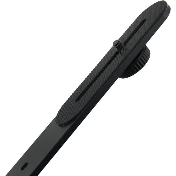 1/4\" Dubbelkameramonteringsblixtfäste 27cm/10,6\" Dubbelkameramonteringshårdvara Blixtförlängningsstång