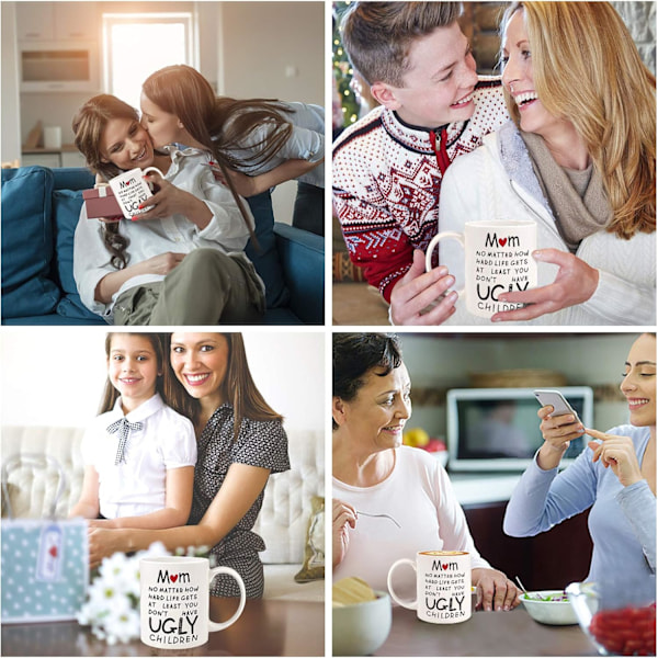 Mors Dags Krus Gaver, 330ml Sjov Mor Krus Mors Dags Gaver Kaffekrus fra Datter Søn Gaver