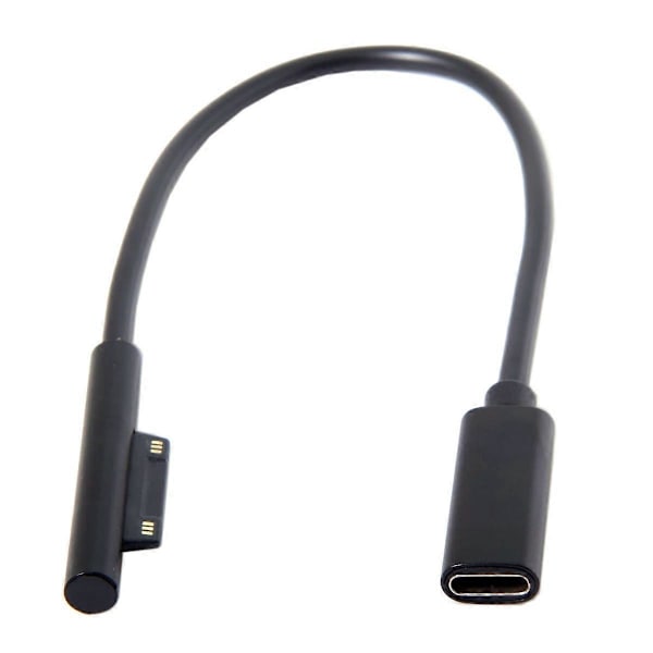 DC 15V Type-C USB-C Hunn til Surface Pro3 Pro4 Pro5 Pro6 Book Pro Ladekabel