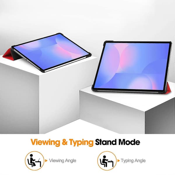 For Samsung Galaxy Tab S10 FE+ Deksel Anti-Fall Lær Stativ Tablettdeksel