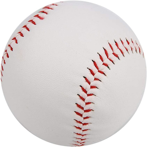 Professionell baseboll, PVC handsydd mjuk skumbaseboll för vuxna ungdomsträning professionell basebollspel (2 stycken)