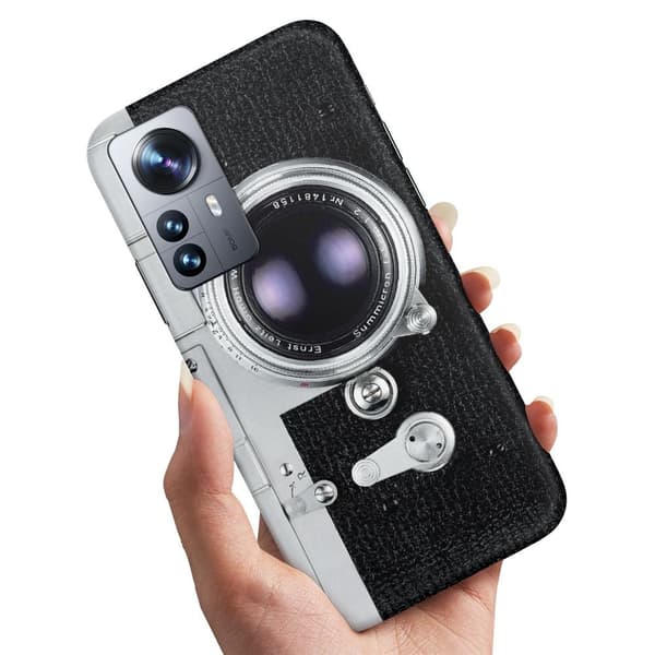 Kotelo / matkapuhelinkotelo Xiaomi 12 Prolle - Retrokamera