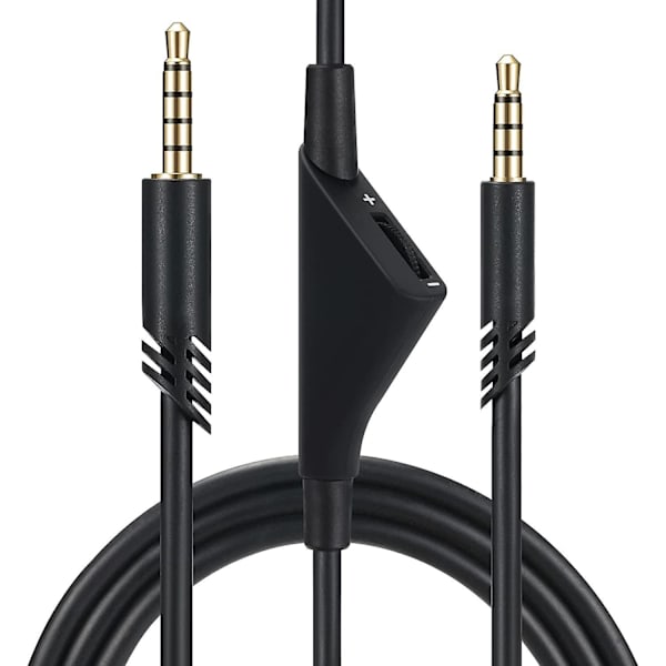 Reserve lydkabel kompatibel med Astro A10 A30 A40 headset med volumkontrollfunksjon, 2m/6.5ft