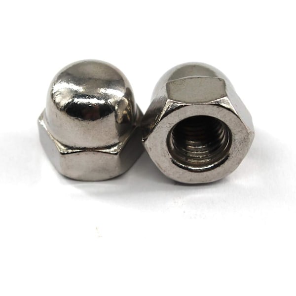 M10 Acorn Cap Nut Hex Nut Set 304 Rustfrit Stål (20 stk.)