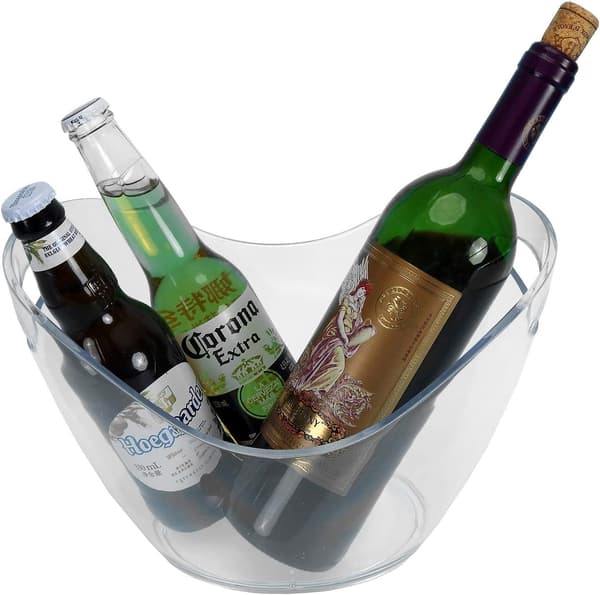 Ishink, 3,5 liter, öltunnsstil - rymmer 2 flaskor vin/dryck för kylning