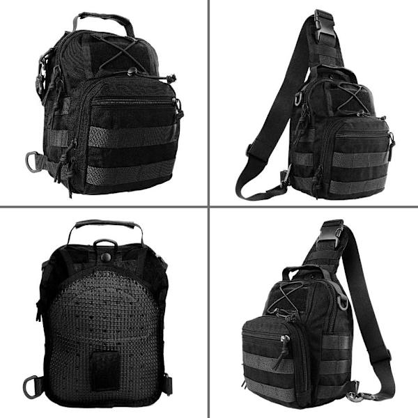 Axelväska Taktisk Militär Ryggsäck Ryggsäck Bröstväska Messenger Ryggsäck Digitalkamera Herr Vandring Bergsklättring Promenad