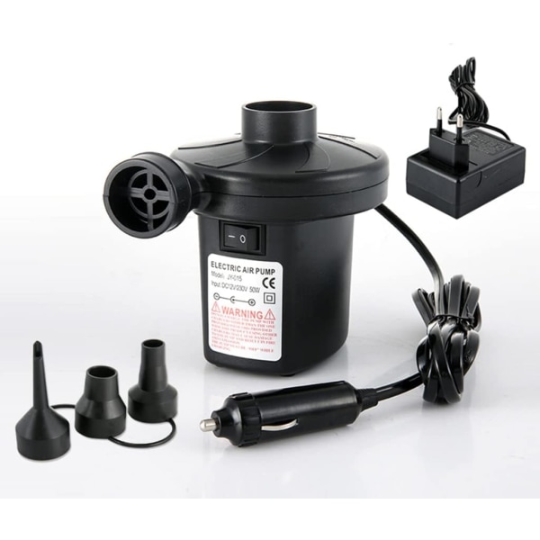 Bilmontert hjem oppblåsbar pumpe bærbar 12V oppblåsbar seng elektrisk pumpe svømmebasseng pumpe