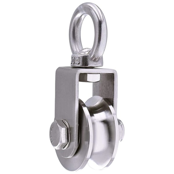 304 stainless steel rope pulley pulley, maximum load 200kg