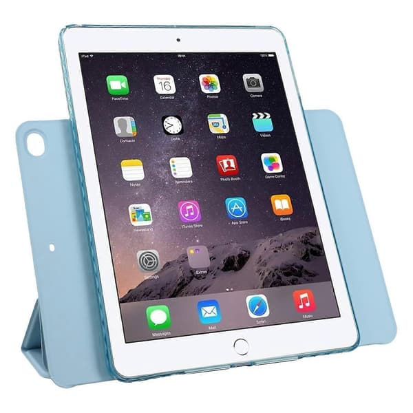 Tablet Etui til iPad 9,7-tommer (2018)/(2017)/Air 2/Air (2013) Foldbart Stativ Magnetisk Læder Cover