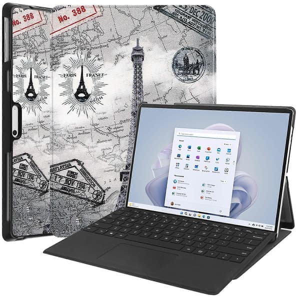 Etui til Microsoft Surface Pro 10/Pro 11 PU Læder Mønster Print Stående Folio Tablet Cover