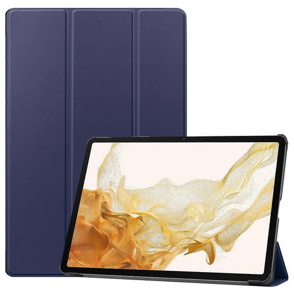 Til Samsung Galaxy Tab S10+/S9 FE+/S9+ Etui Anti-Drop Læder Stand Tablet Cover - Blå
