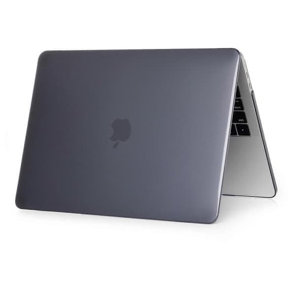 Krystalklar PC-etui til for- og bagside til Macbook Pro 15,4-tommer 2016 med Touch Bar (A1707) - Sort