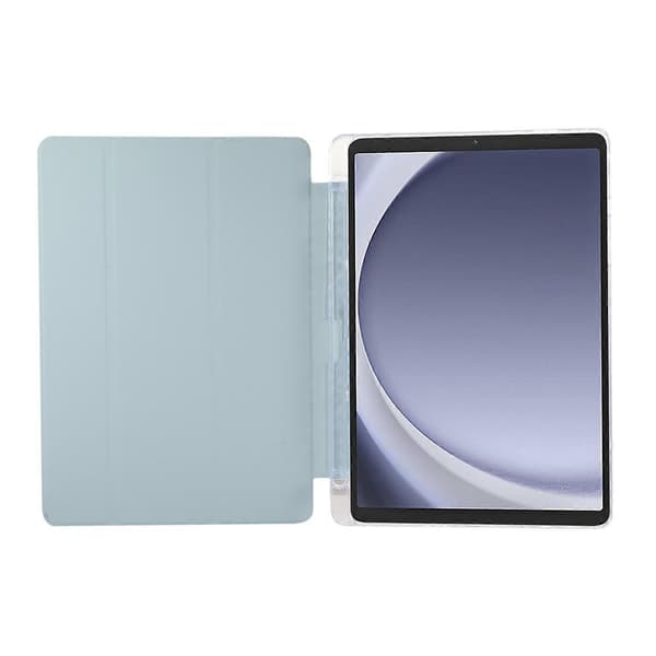 Ställfodral för Samsung Galaxy Tab A9+ Auto Sleep/Wake Kolfibertextur Läder Tablet Skydd