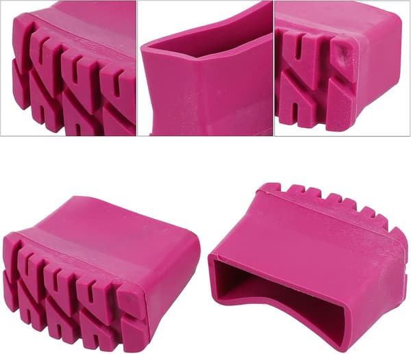 Pack halkfria gummiskyddsspetsar för fällstegar, hantverk, byggarbetsplats, ingenjörsstegar