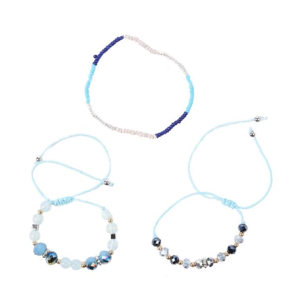 Lasten rannekoru - Helmet/kirjaimet Pearls