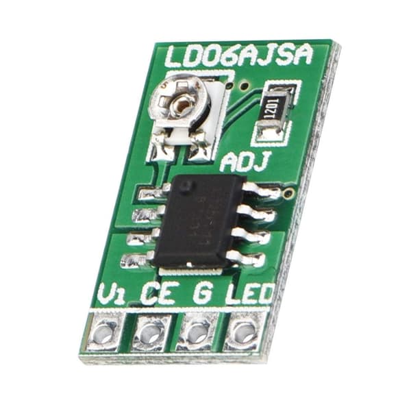 Justerbar strøm LED-driver, DC 3.3V 3.7V 5V LED-driver 30-1500mA konstantstrømsjusterbart modul til LED 18650 Li-ion