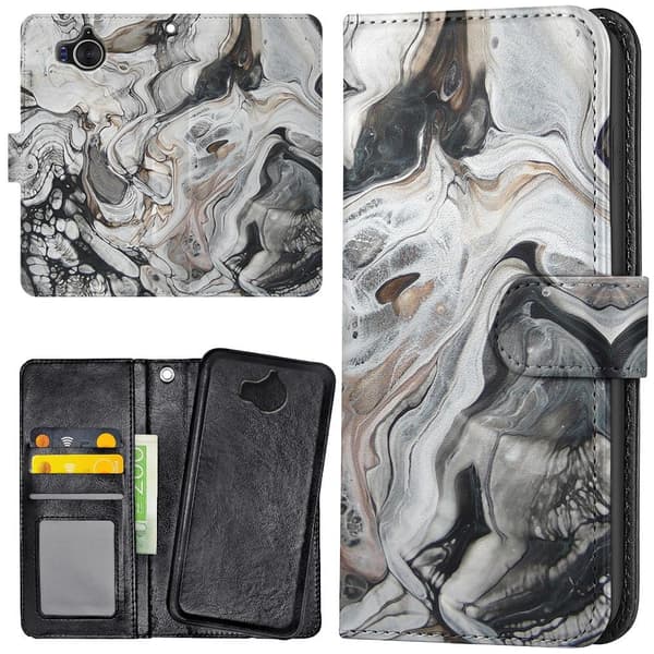 Huawei Y6 (2017) - Pungcover/Etui Marmor
