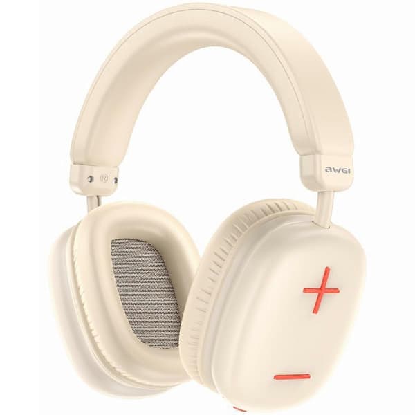 Typ B AWEI AT6 Trådlöst Bluetooth Gaming Headset 3.5mm AUX Kabelanslutet Hörlurar