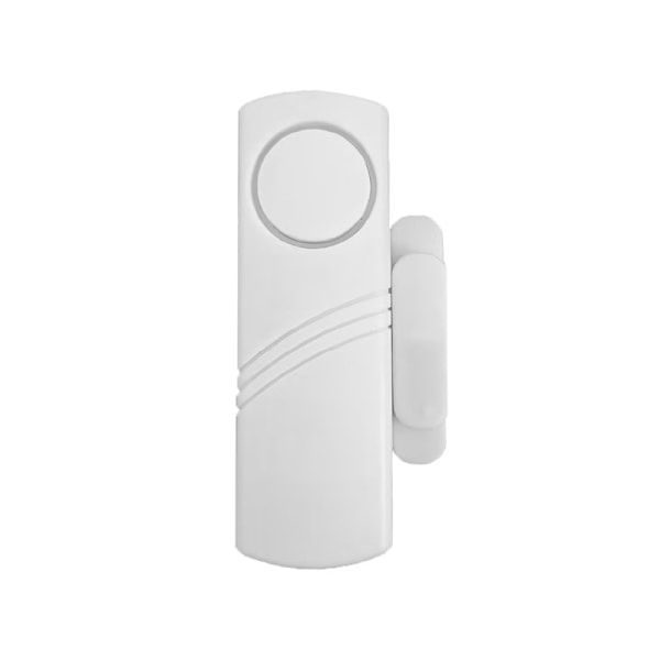 Magnetiskt dörrlarm hem inbrottsskydd dörröppningsinduktion hög decibel stöldskydd - Vit (3-pack)