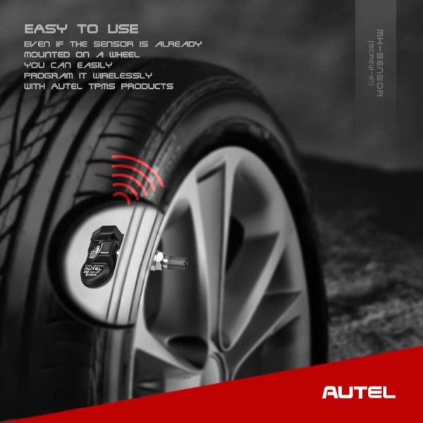 Programmerbar Universal TPMS-sensor med dobbel frekvens (315 MHz + 433 MHz) dekker 98 % av originale OE-sensorer