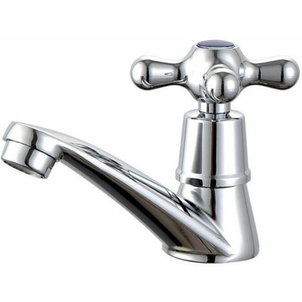 Enkelt koldt vandhane vandhane, enkelt koldt vandhane krom håndvask vandhane, til hjem badeværelse toilet vask håndvask køkken