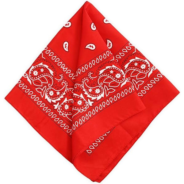 Denim Bandana Tøj - Pirat Bandanas - Bandanas Lommetørklæder - Bandanas til Mænd og Kvinder