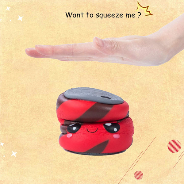Squishies burkar docka Jumbo Slow Rising söt Super Big Squishies matleksak Kawaii