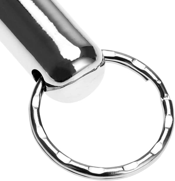 Cigar Diamond Silver Pouch i rostfritt stål nyckelring