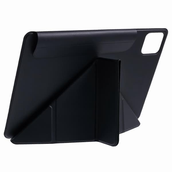 Til Xiaomi Pad 7 Pro/Pad 7 Case PC+PU Læder Origami Stand Magnetisk Tablet Cover - Sort