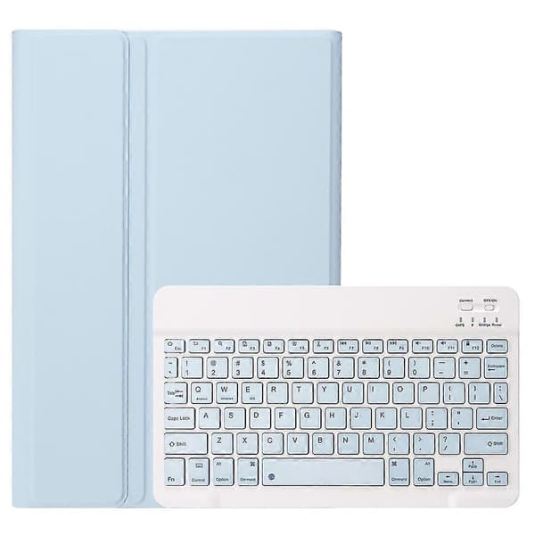 A13B iPad Pro 11 (2024) -mallille Nahka+TPU-tablettikotelo Bluetooth-näppäimistöllä ja kynäpaikalla