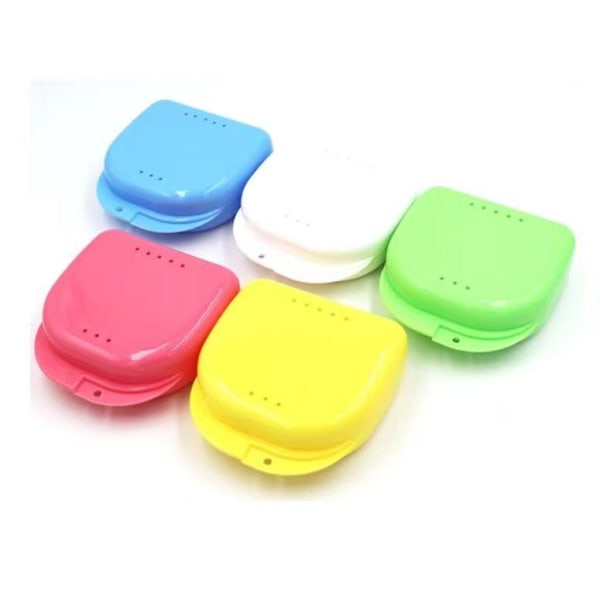 Ventilated Retainer Case - 6 Pcs Orthodontic Mouth Guard Cases