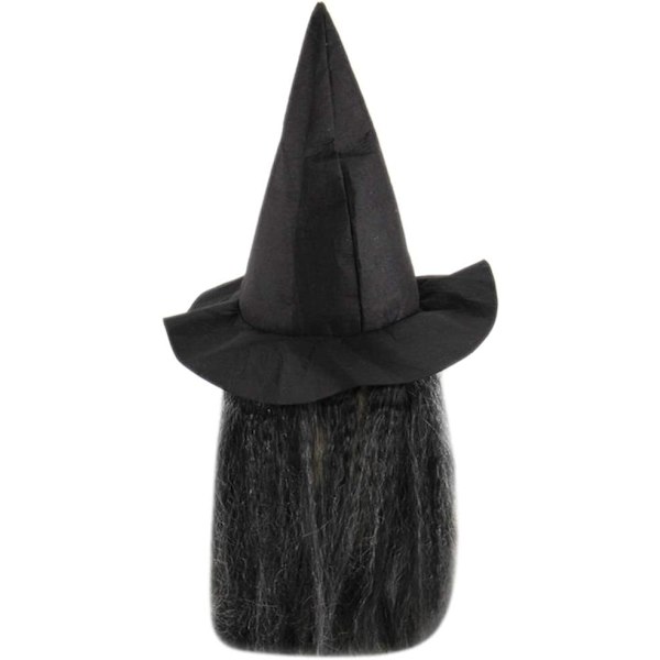 Halloween Grøn Heks Maske Uhyggelig Horror Cosplay Kostume Latex Troldmand Maske