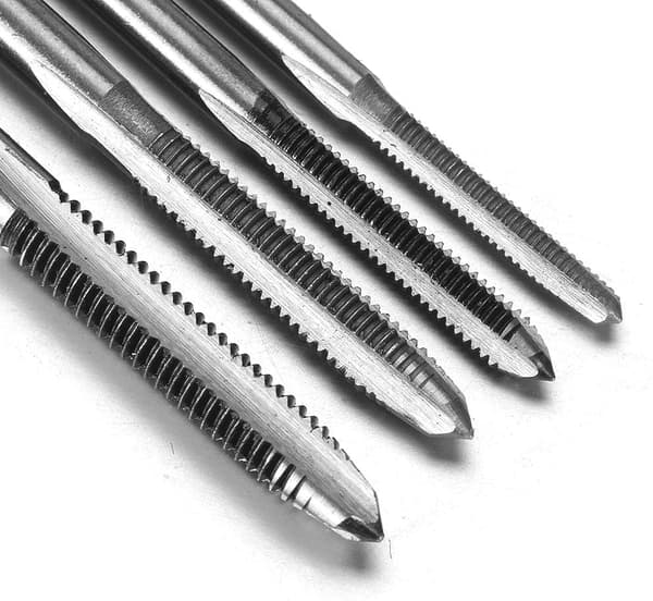 10 st Micro Taps för klocktappning, Mini Spiral Fluted Tap Maskin Tap Set