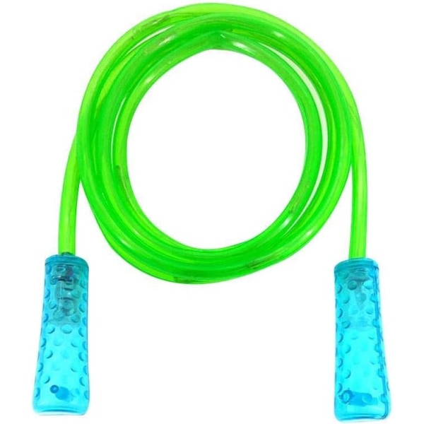 Flashing Glow Jump Rope är en fantastisk leksak för barn eller vuxna Speed ​​Rope är perfekt för konditionsträning hemma Elektroniskt hopparep ，Grön